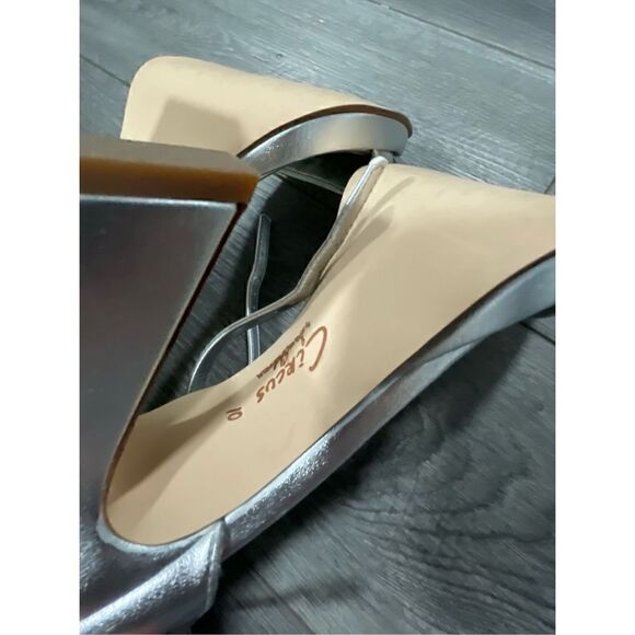 Circus by Sam Edelman Holmes Ankle Strap Sandal Women’s 10 Soft Silver With Box - Picture 10 of 10